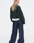 Denim Wide Leg, Indigo
