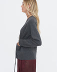 Embellished Cardigan, Dark Grey
