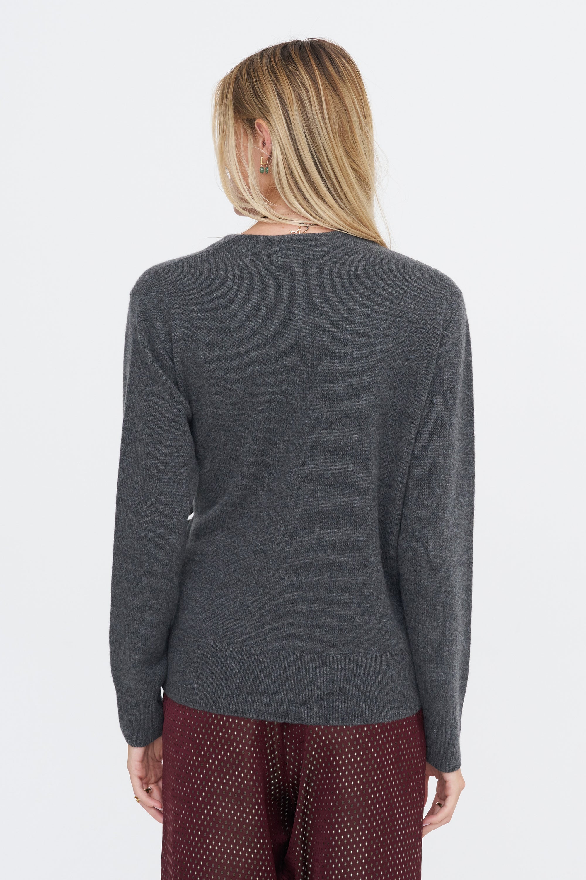 Embellished Cardigan, Dark Grey