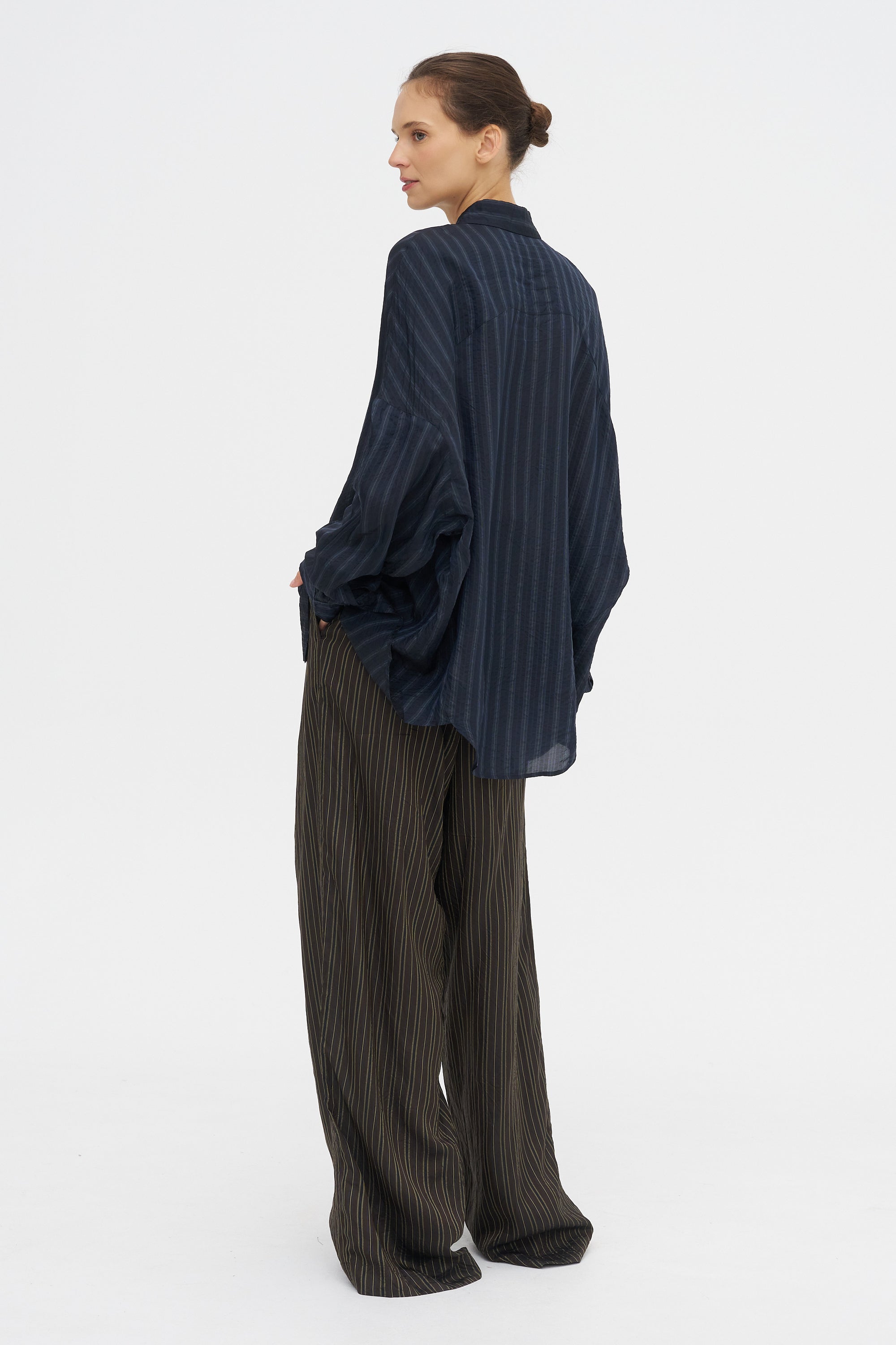 Cocoon Button-down, Navy