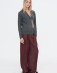 Embellished Cardigan, Dark Grey