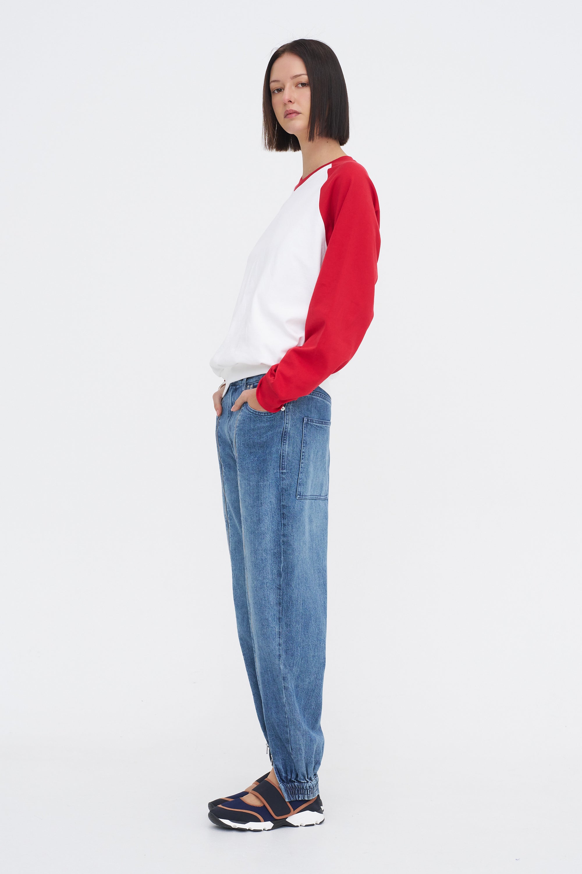 Perfect T-Shirt Vintage Sweatshirt, Red Multi