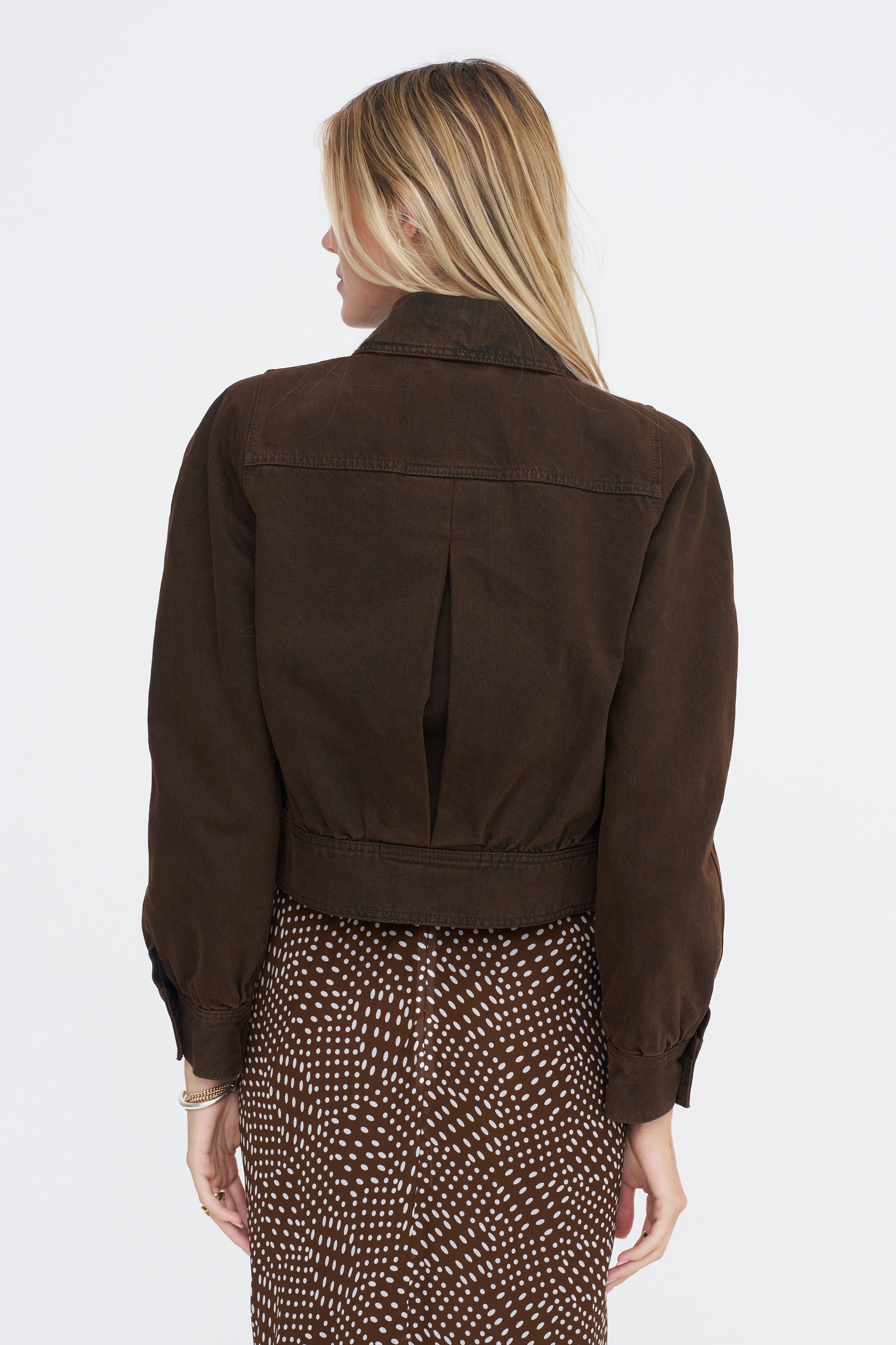 Denim Jacket, Brown