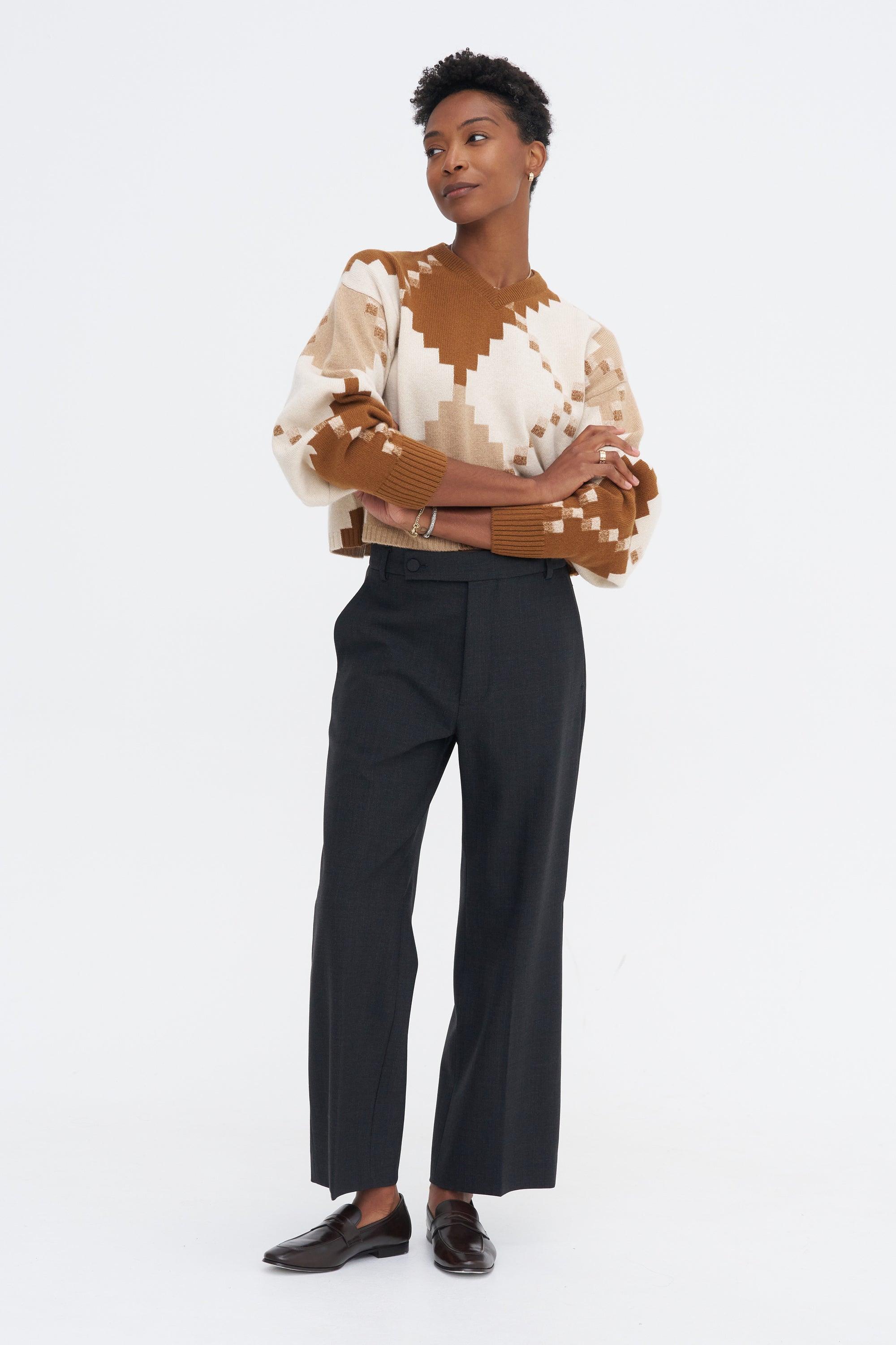The Ava Sweater, Camel