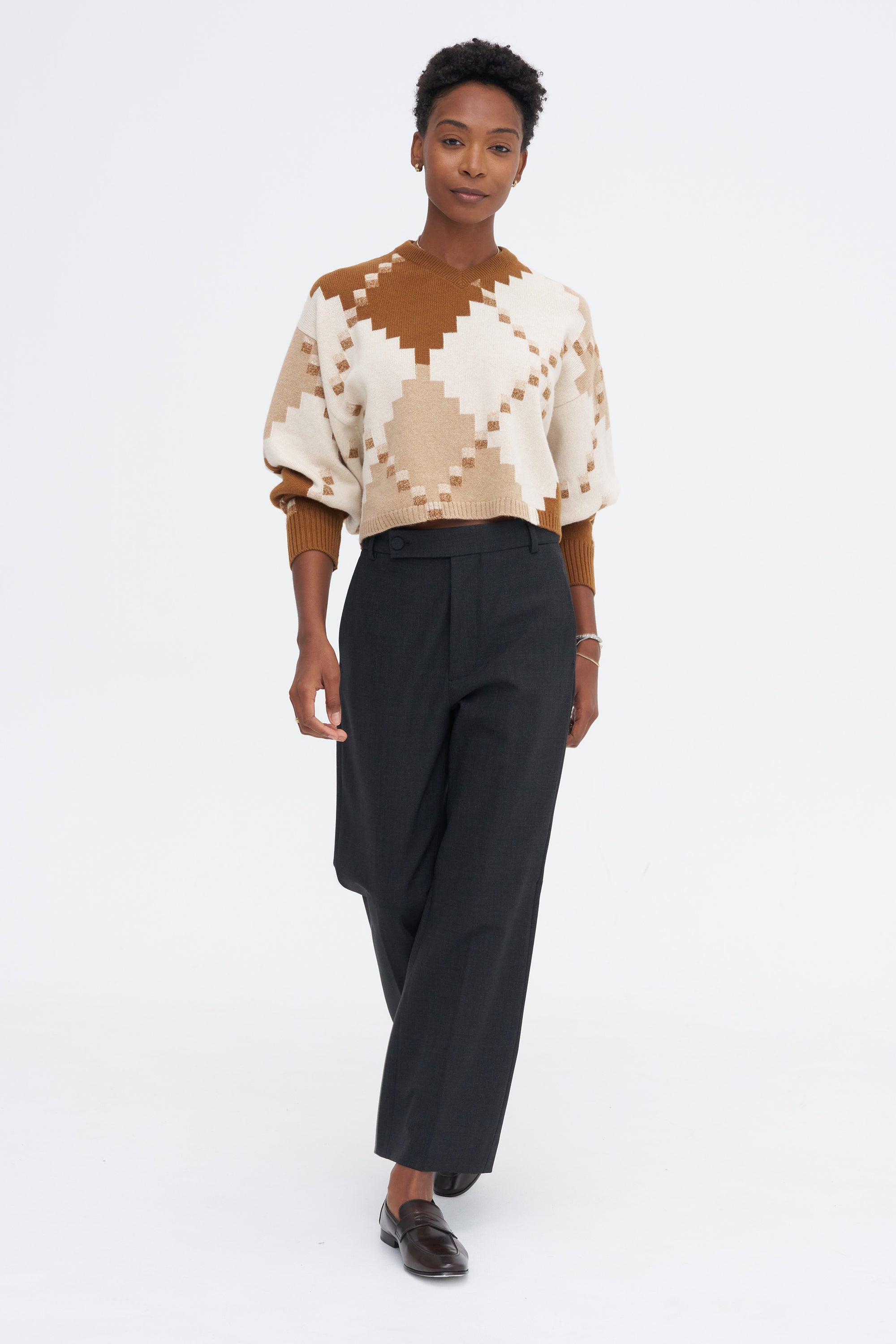 The Ava Sweater, Camel