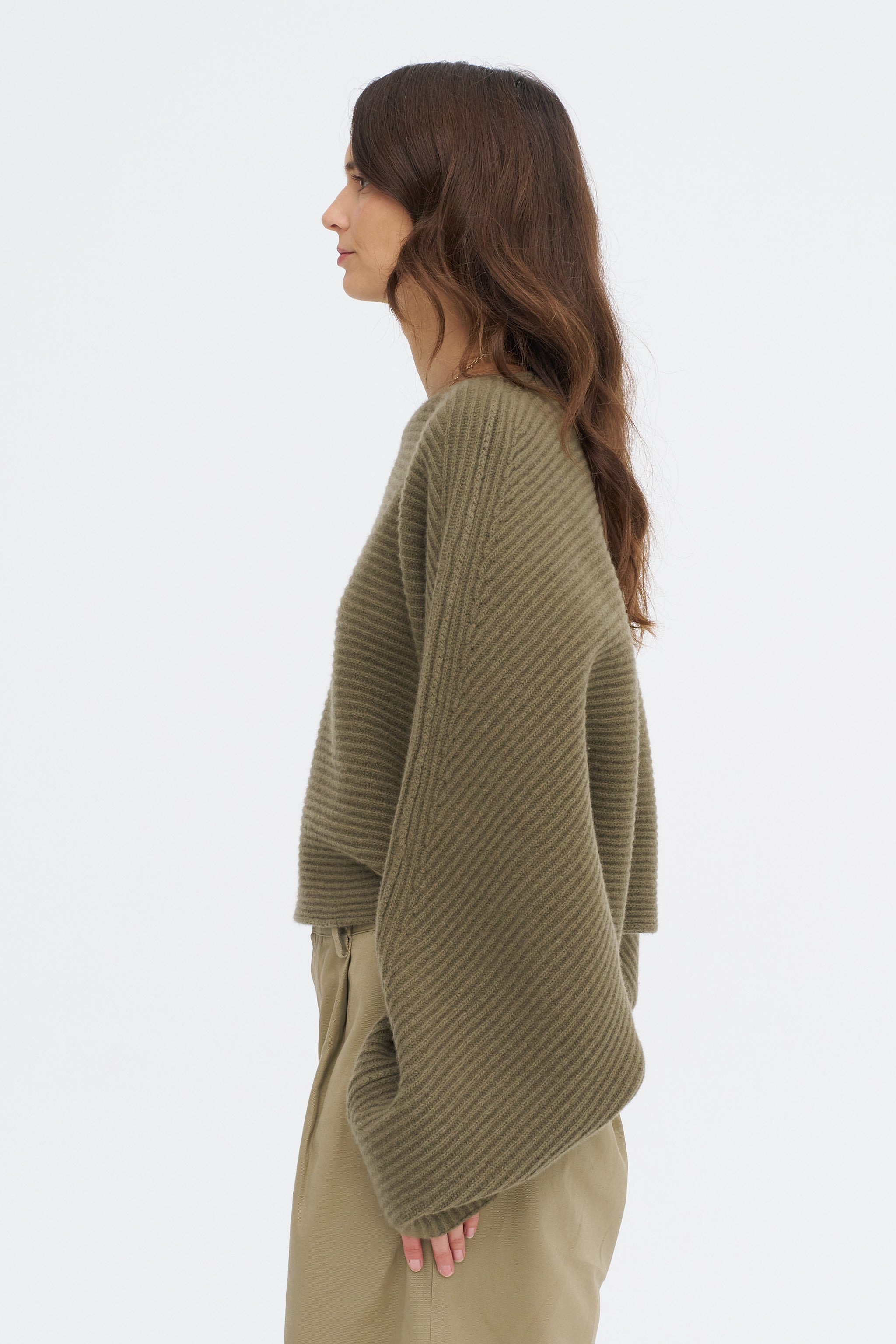 Sofie D'Hoore Murakami Ycom - Sweater Superfine Wool, Sage – Kick