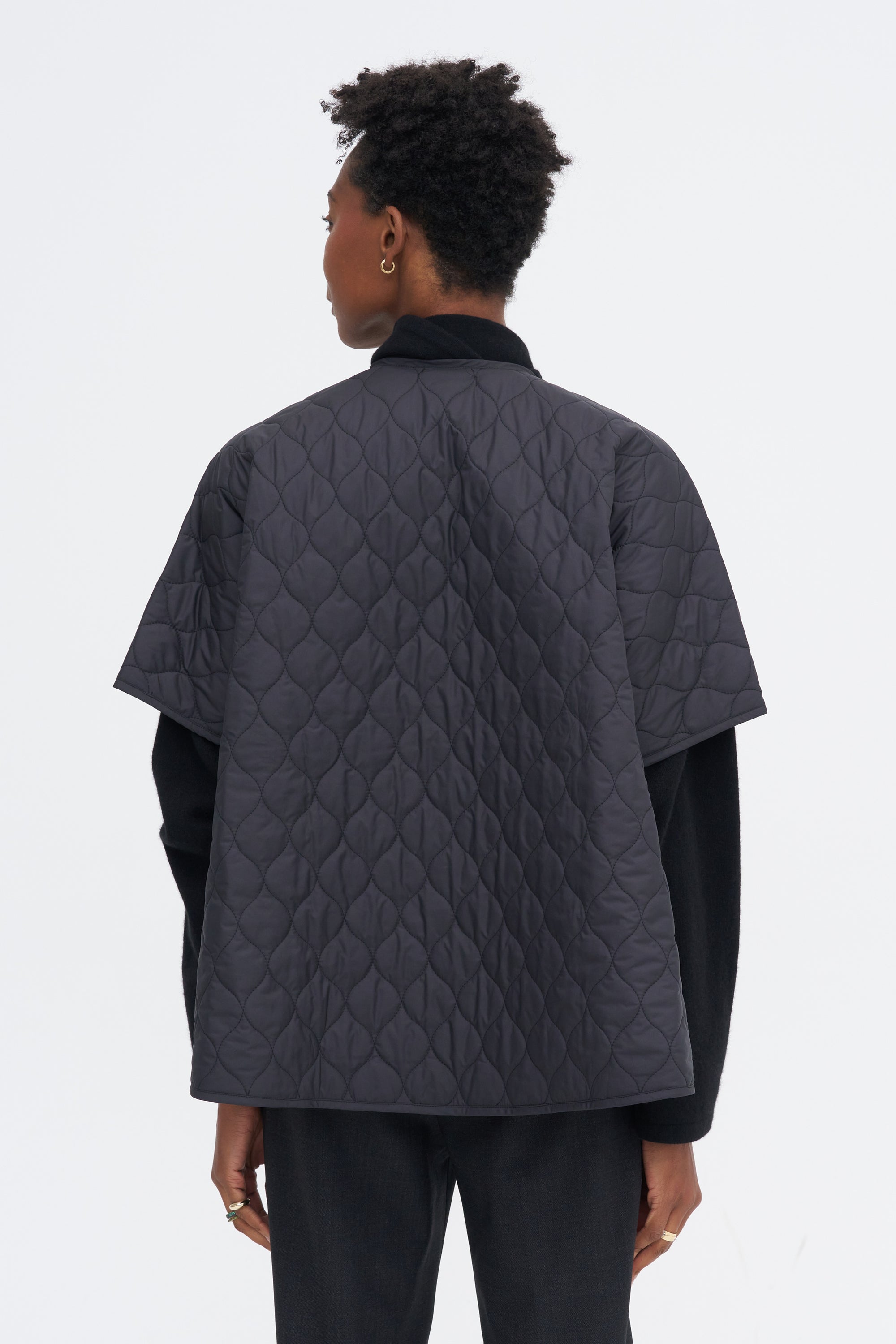Quilted Jacket, Black