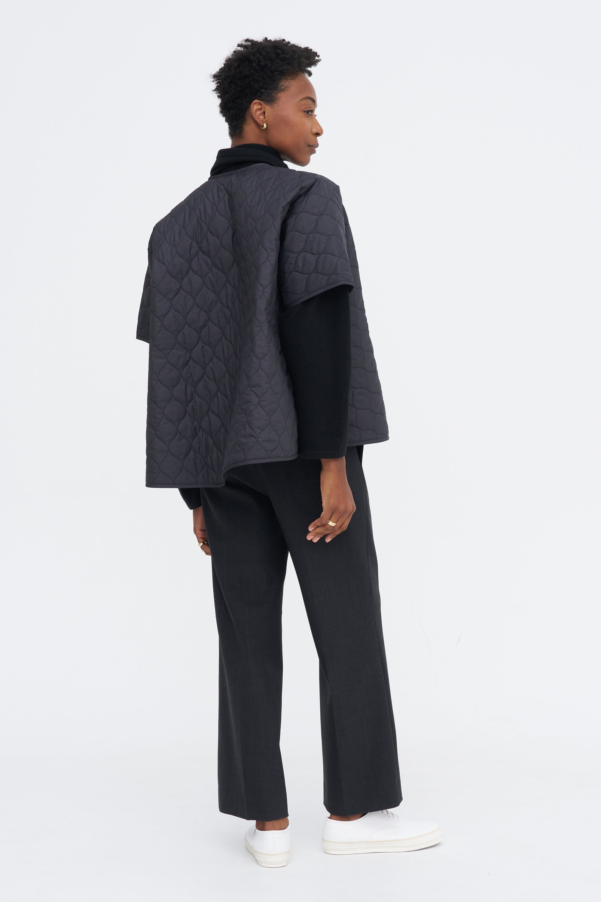 Quilted Jacket, Black