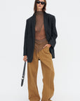 Curved Seam Army Pant, Light Brown