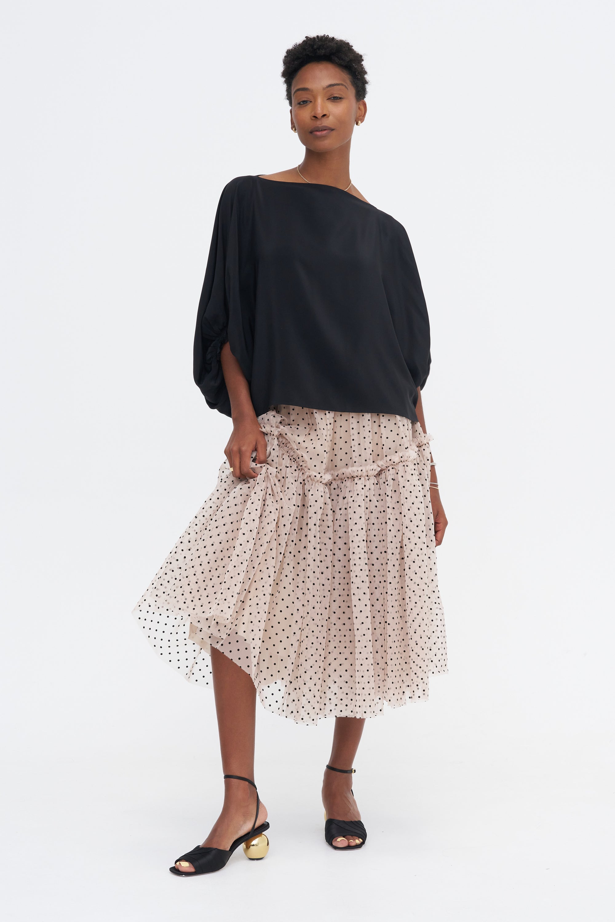 Parachute Top, Black