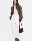 Muscat Ymer - Extrafine Merino Wool Crewneck, White