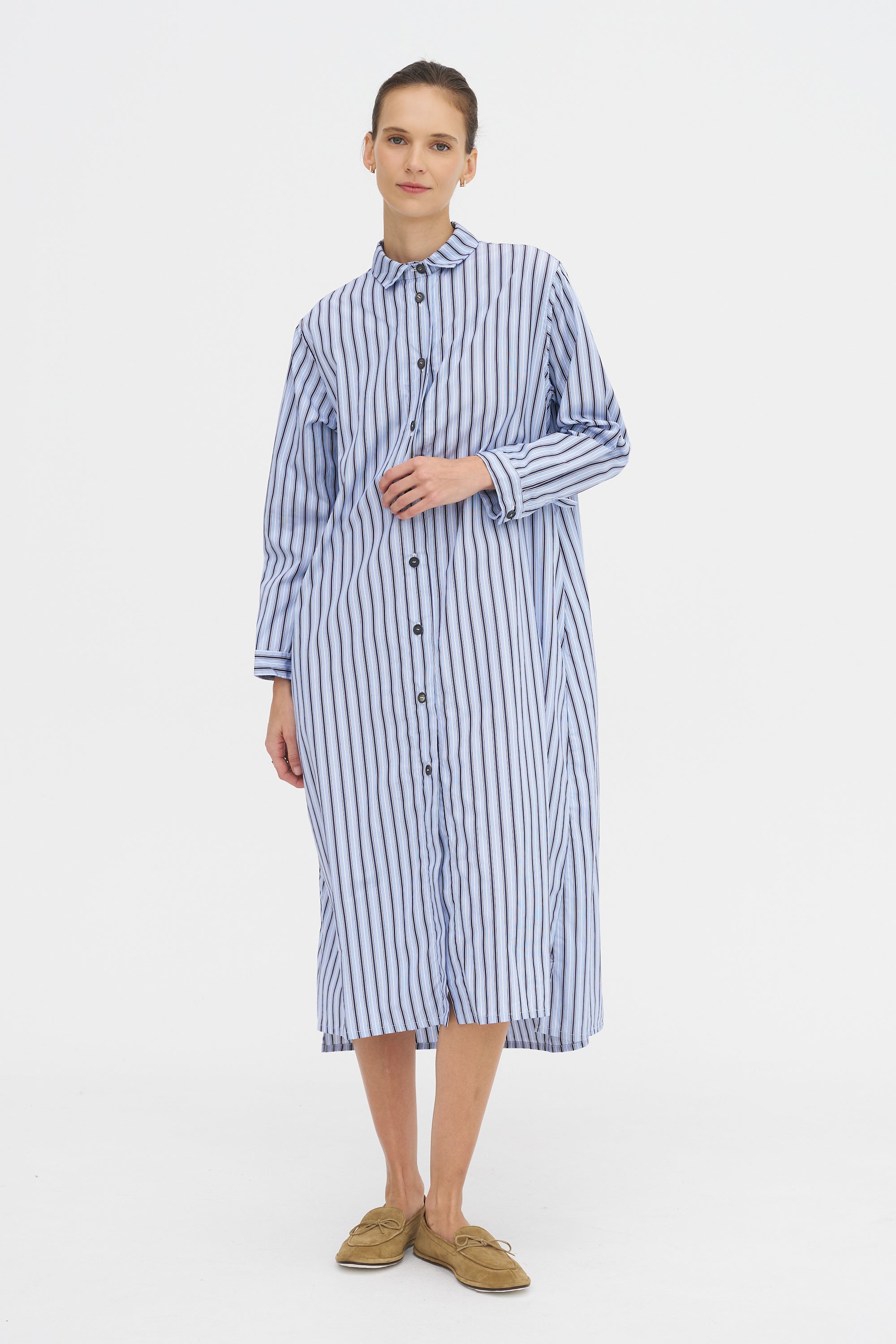 Sophie Dress, Multi Stripe