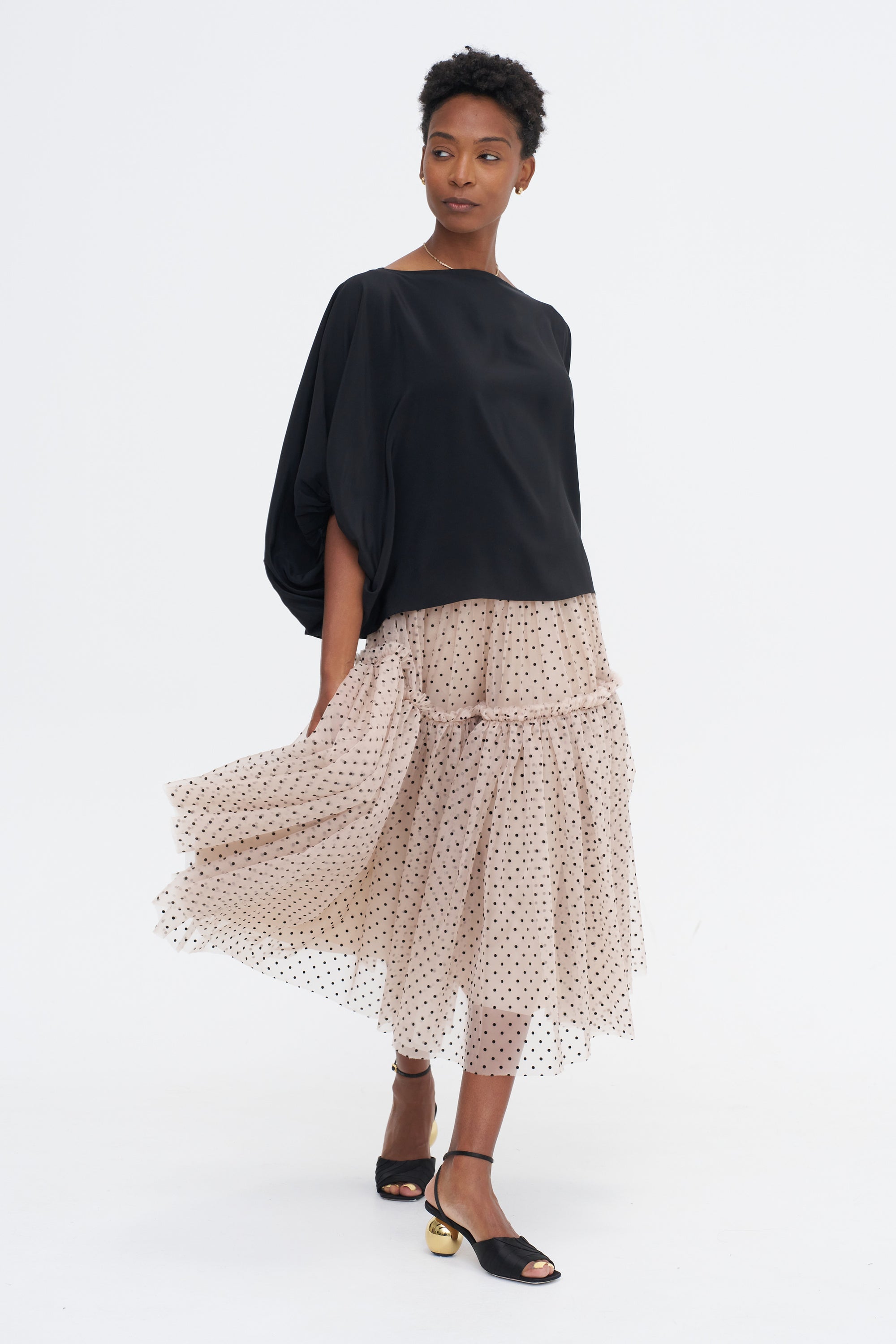 Parachute Top, Black