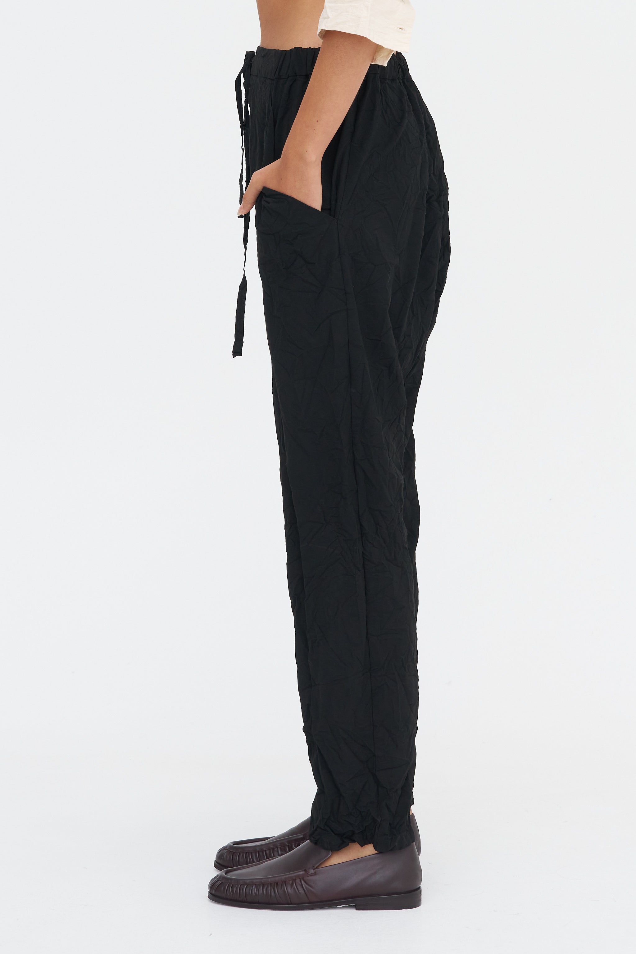 パンツ MINIMALIST EASY PANTS (RELAX) / BLACK 3 Namu Shop - Yoko Sakamoto Relax Easy Pants - Black