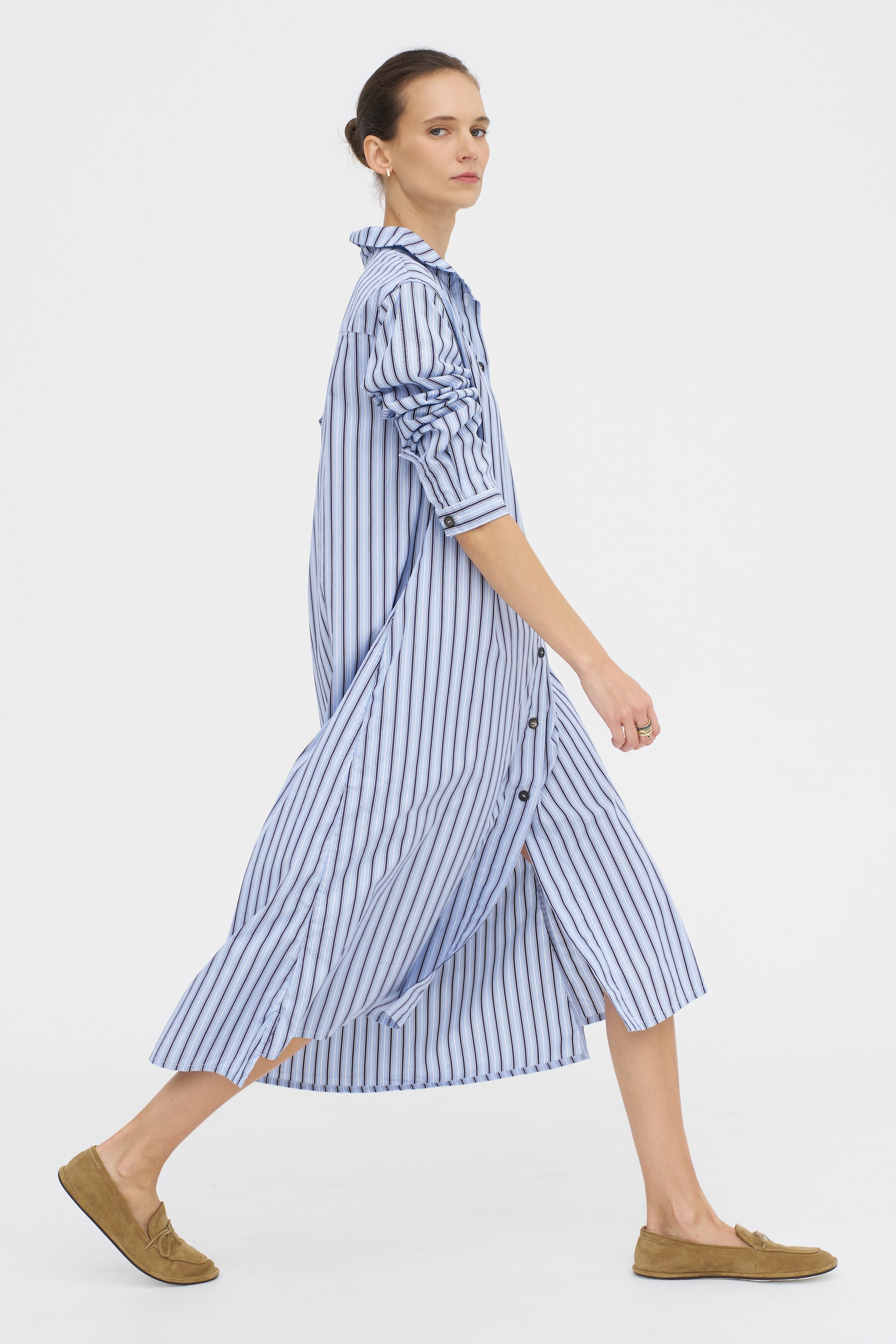 Sophie Dress, Multi Stripe
