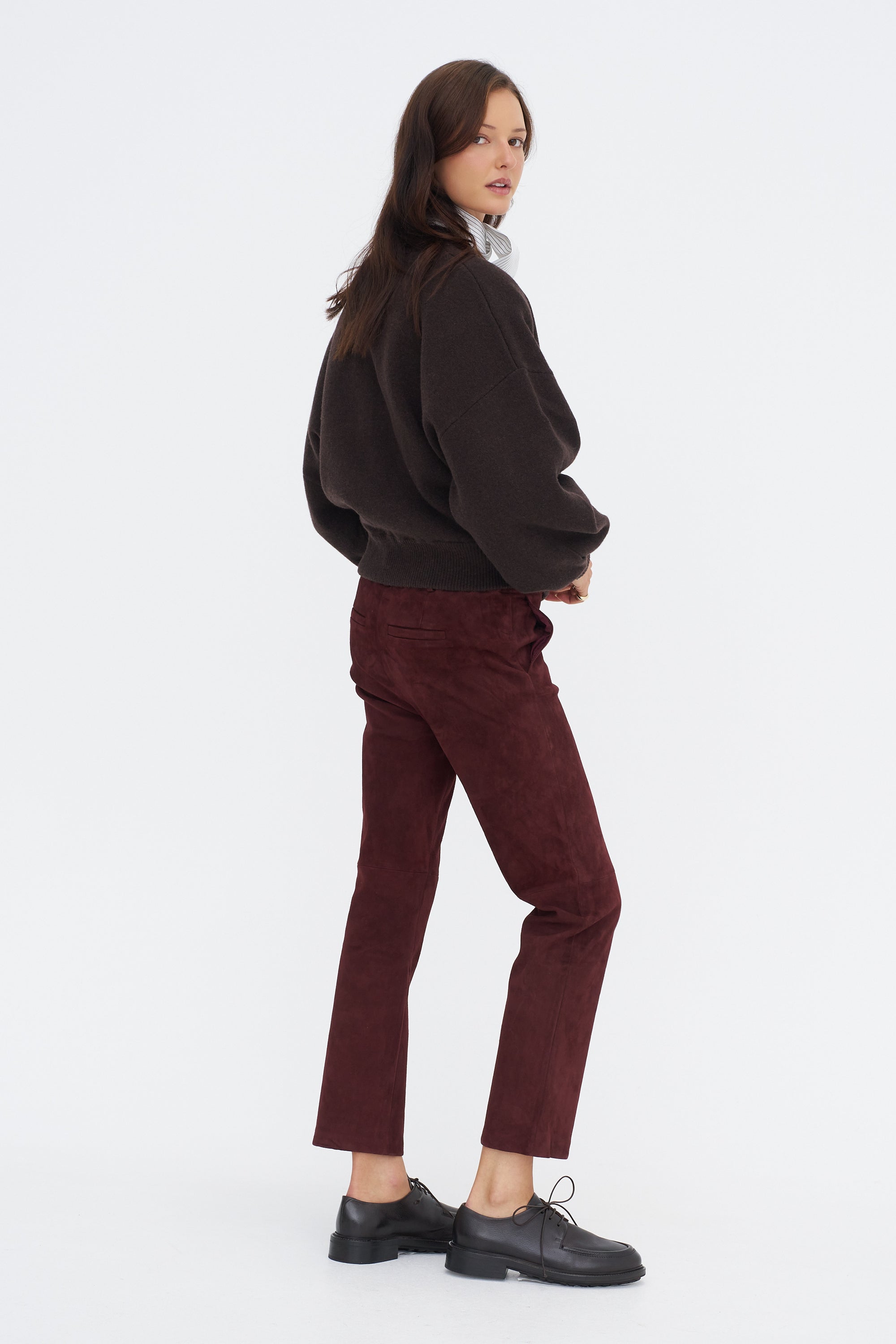 Adriana Cardigan, Mud Brown