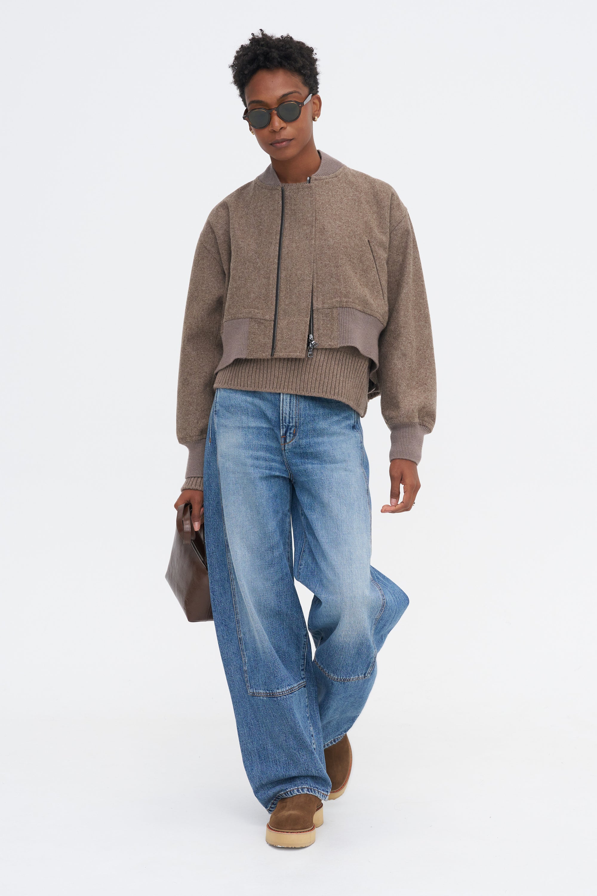 Aviator Jacket, Cappuccino