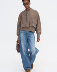 Aviator Jacket, Cappuccino