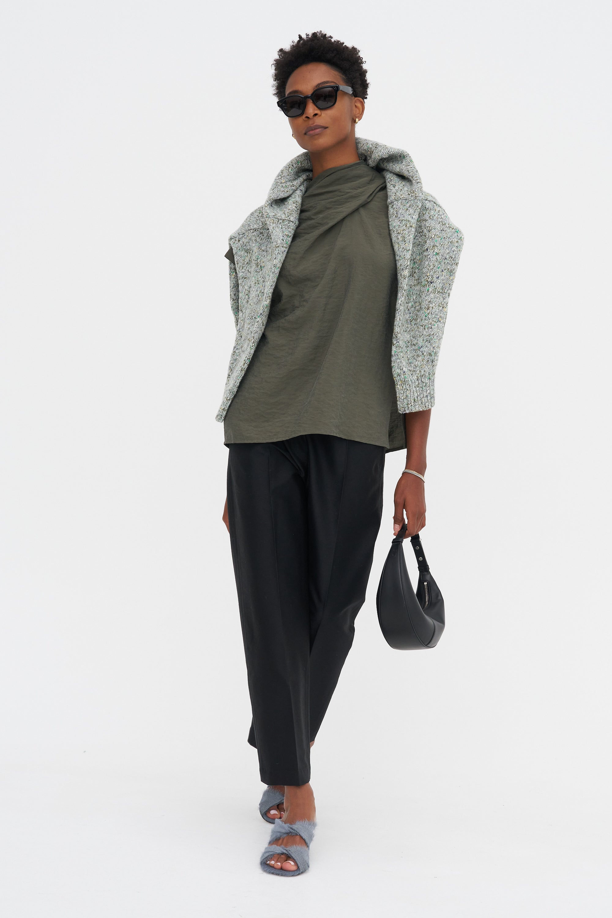 Teiho - Sleeveless Top, Thyme