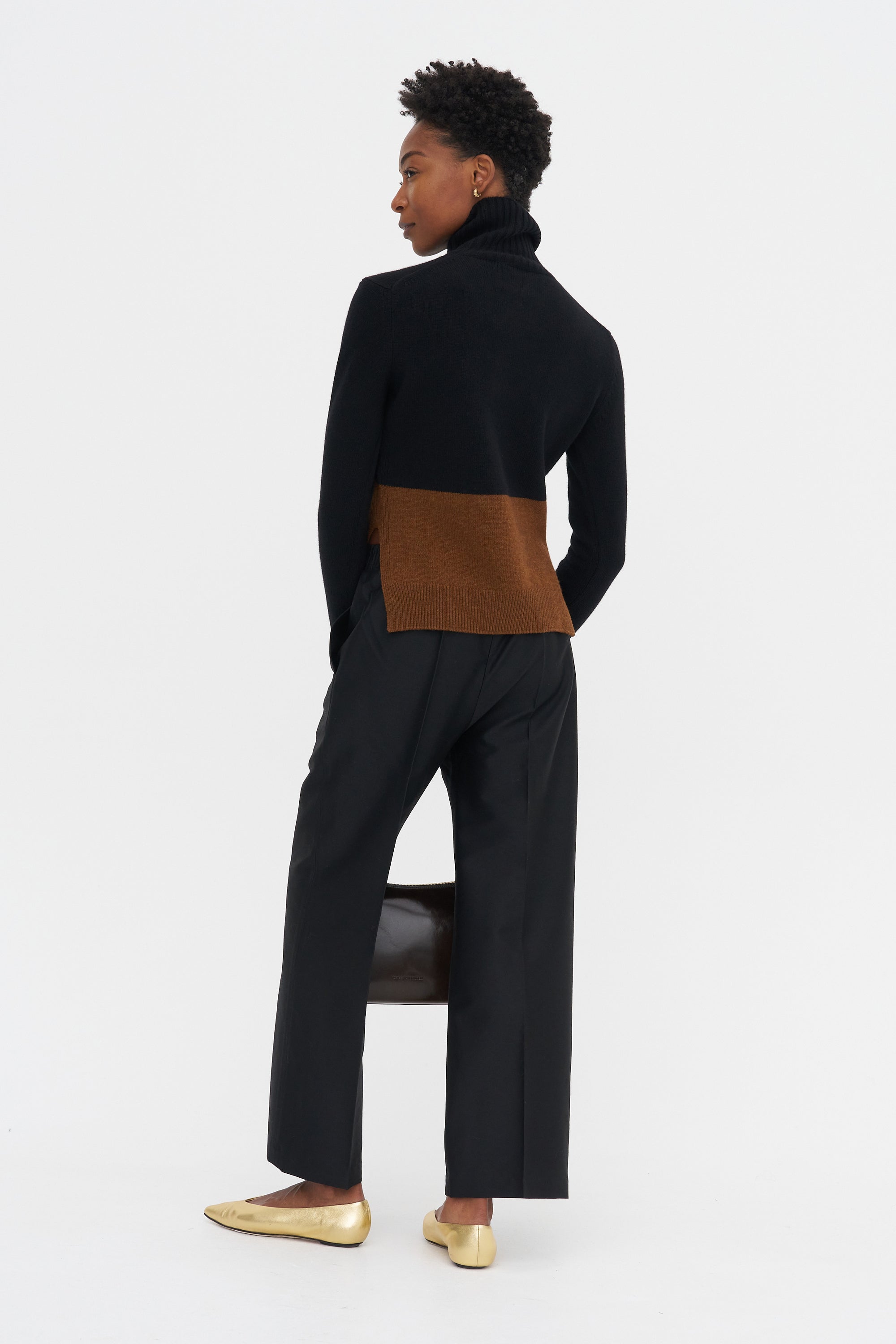 Phevati - Cropped Pants, Black