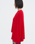 Crew Cape Knit, Poppy