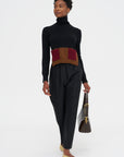Phevati - Cropped Pants, Black