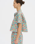 Kennedy Top, Green Flower Bomb