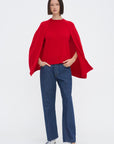 Crew Cape Knit, Poppy
