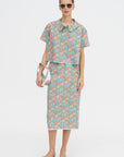 Kennedy Top, Green Flower Bomb