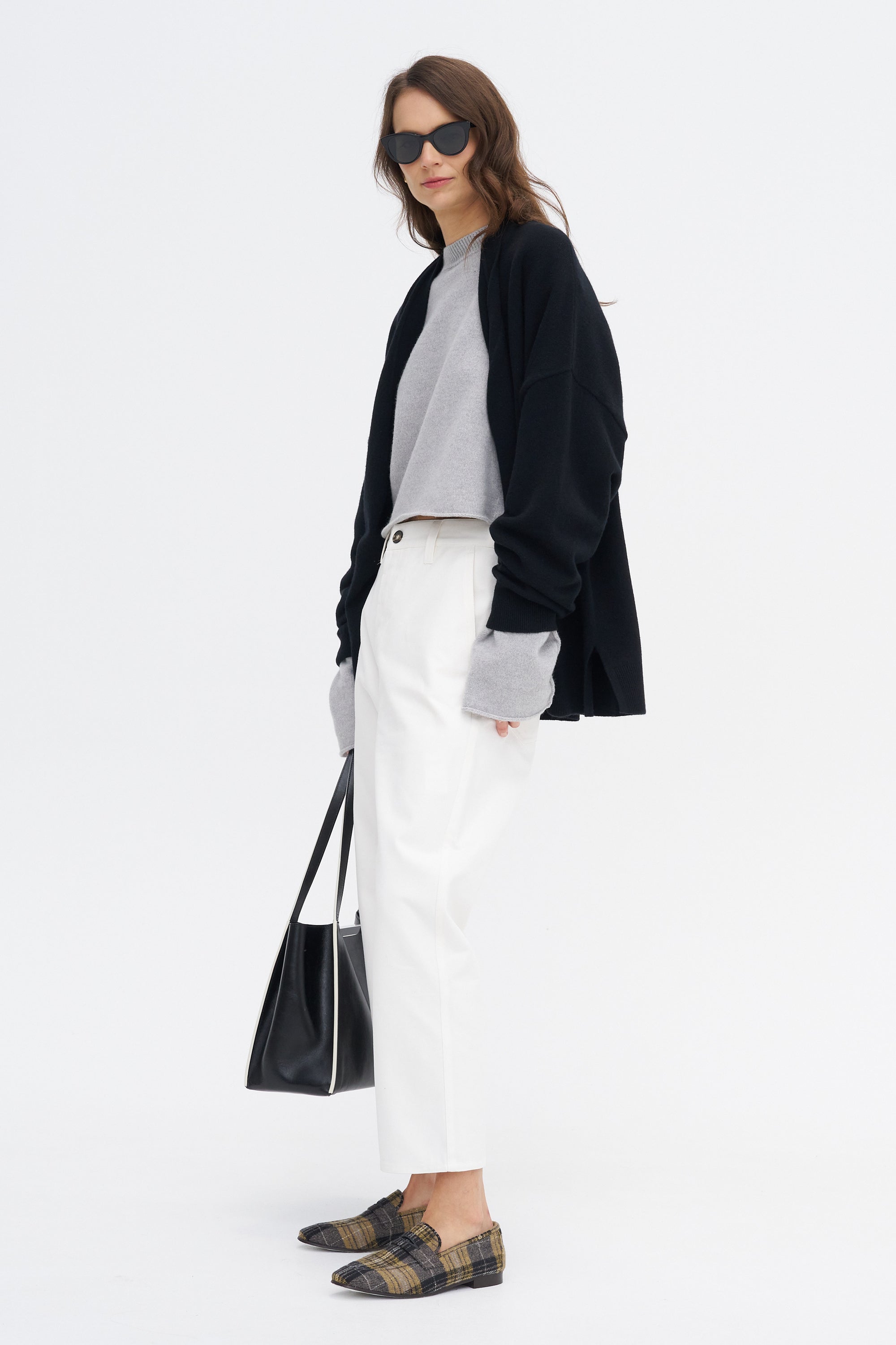 Metsu Ycom - Crewneck Sweater, Light Grey Melange
