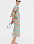 Kennedy Top, Green Flower Bomb