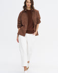 Breton Cwap - Washed Poplin Button Up, Chestnut