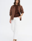 Breton Cwap - Washed Poplin Button Up, Chestnut