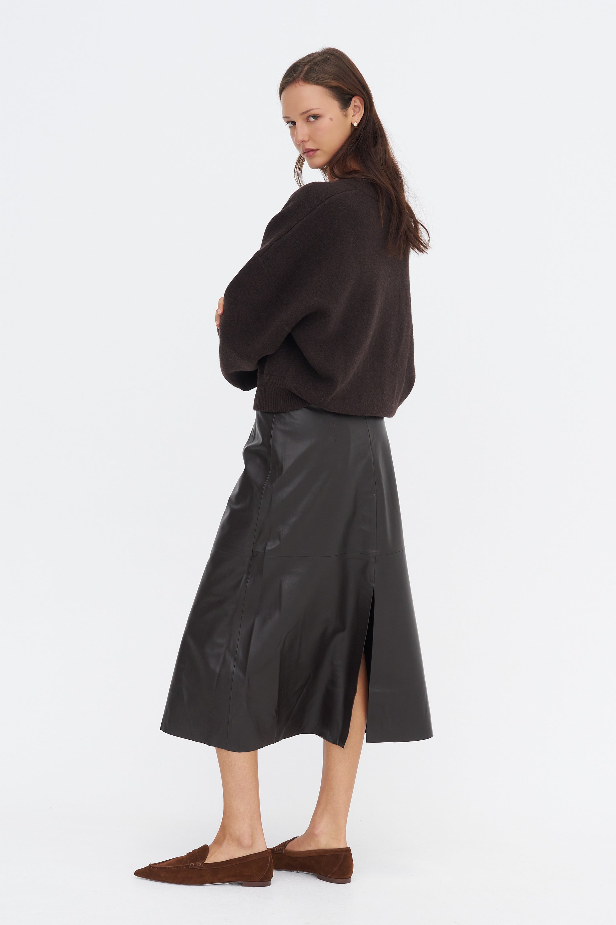 Philipa Lamb Easy, Mud Brown