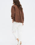 Breton Cwap - Washed Poplin Button Up, Chestnut