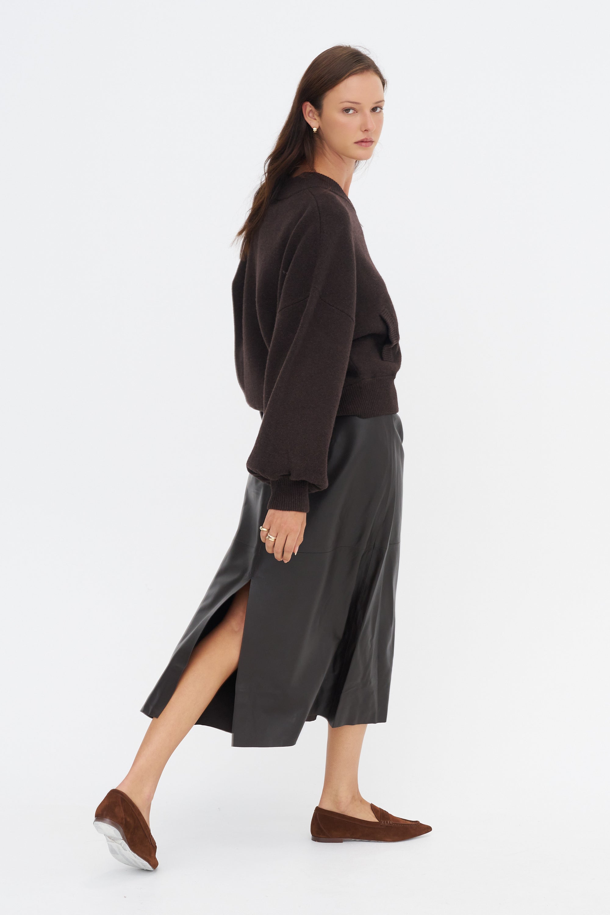 Philipa Lamb Easy, Mud Brown