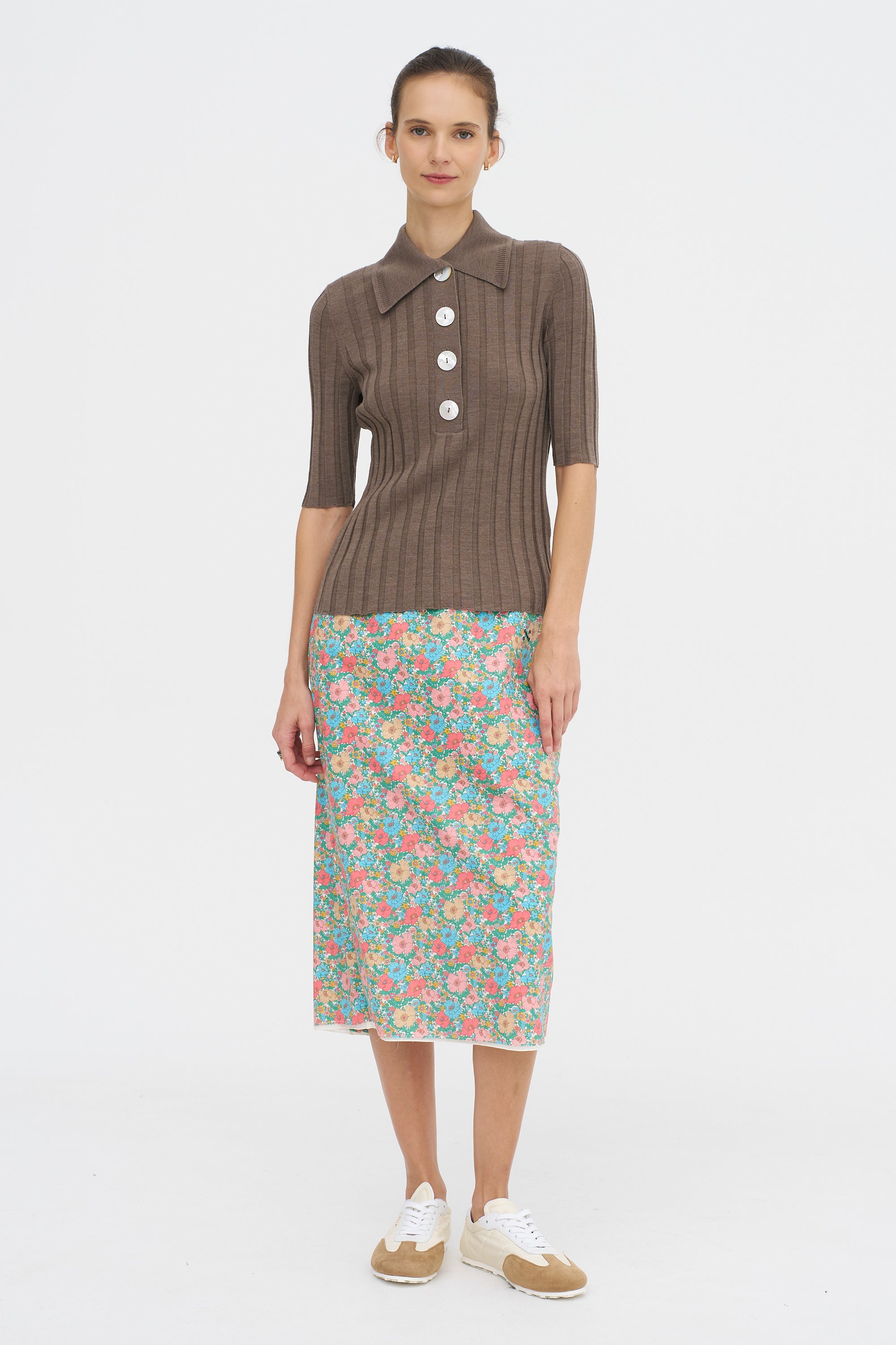 Sugarman Knit Polo, Choco