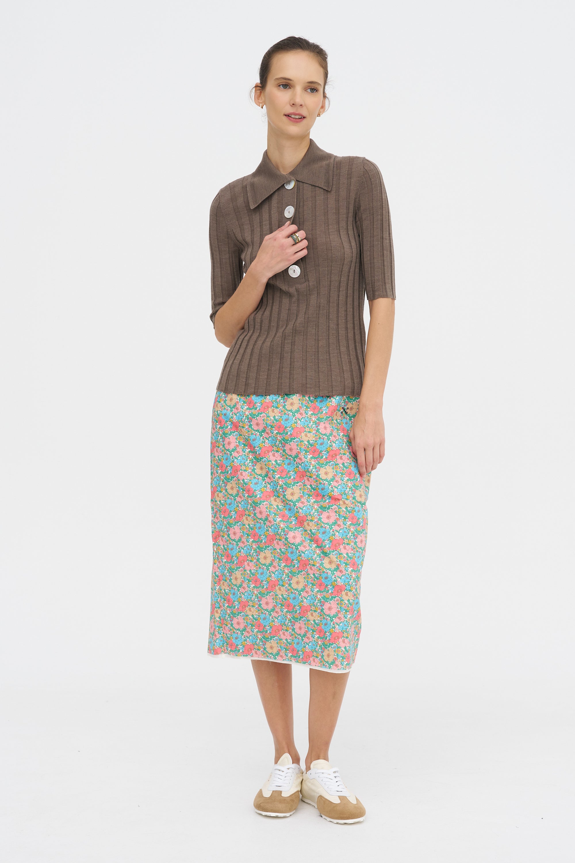 Sugarman Knit Polo, Choco