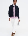 Icebreaker Cashmere Cardigan, Marine Melange