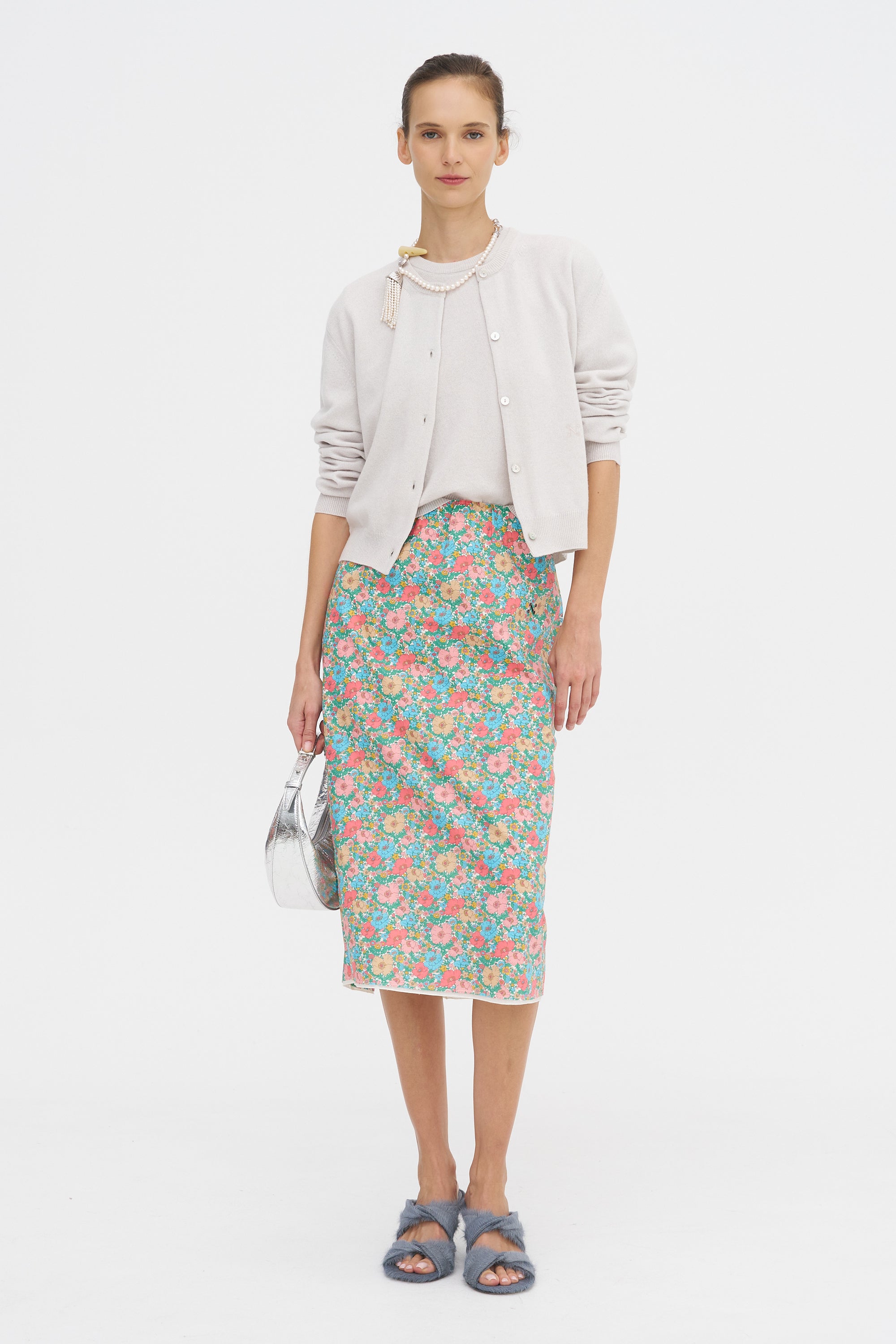 Sea Shell Cashmere Cardigan, Kaimak