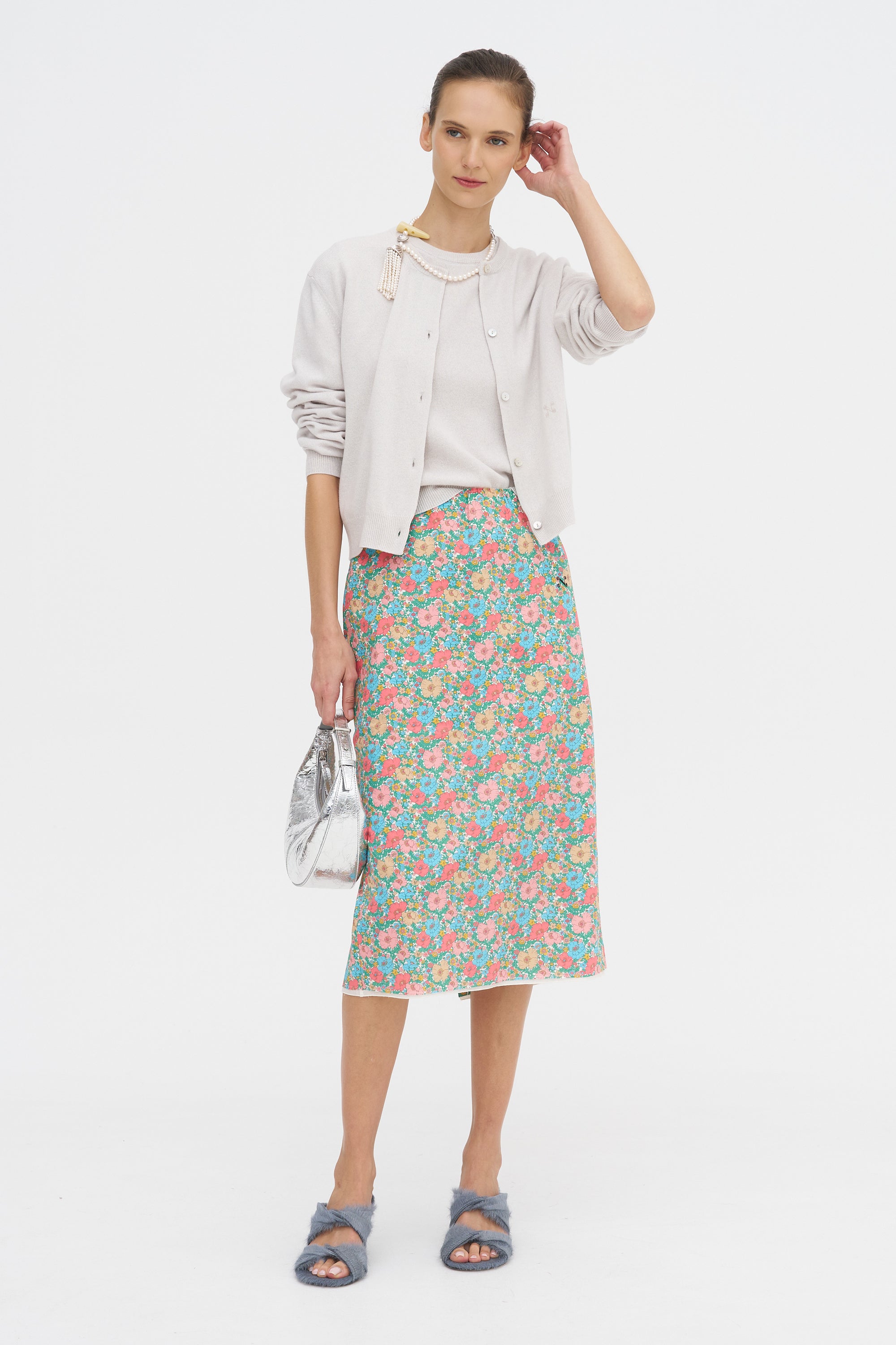 Sea Shell Cashmere Cardigan, Kaimak