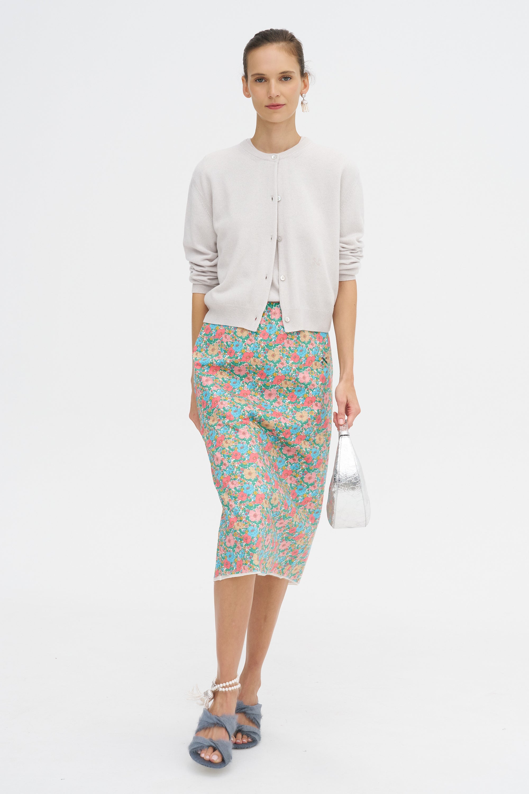 Sea Shell Cashmere Cardigan, Kaimak