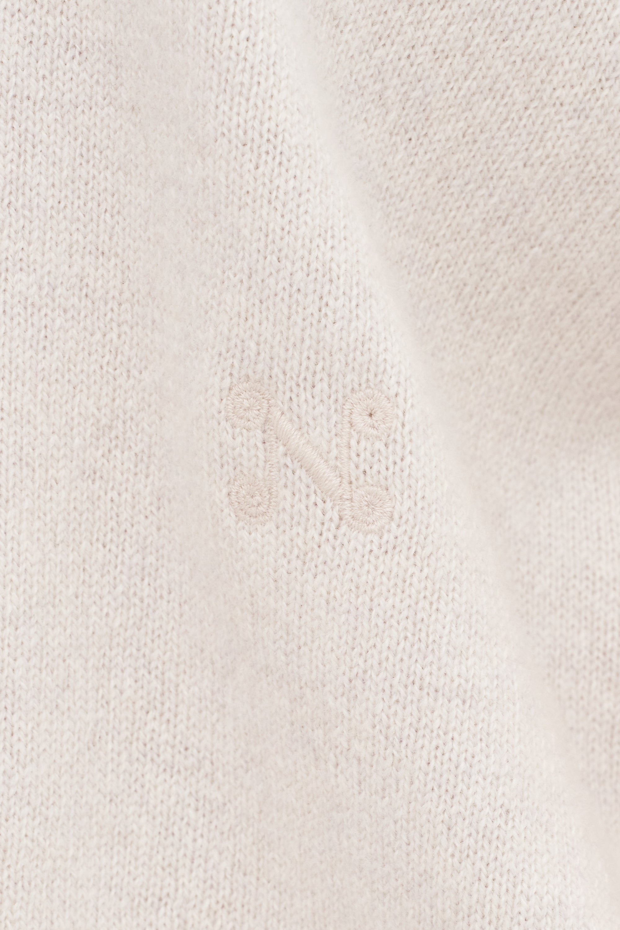 Pearl Cashmere Short Sleeved Crewneck, Kaimak