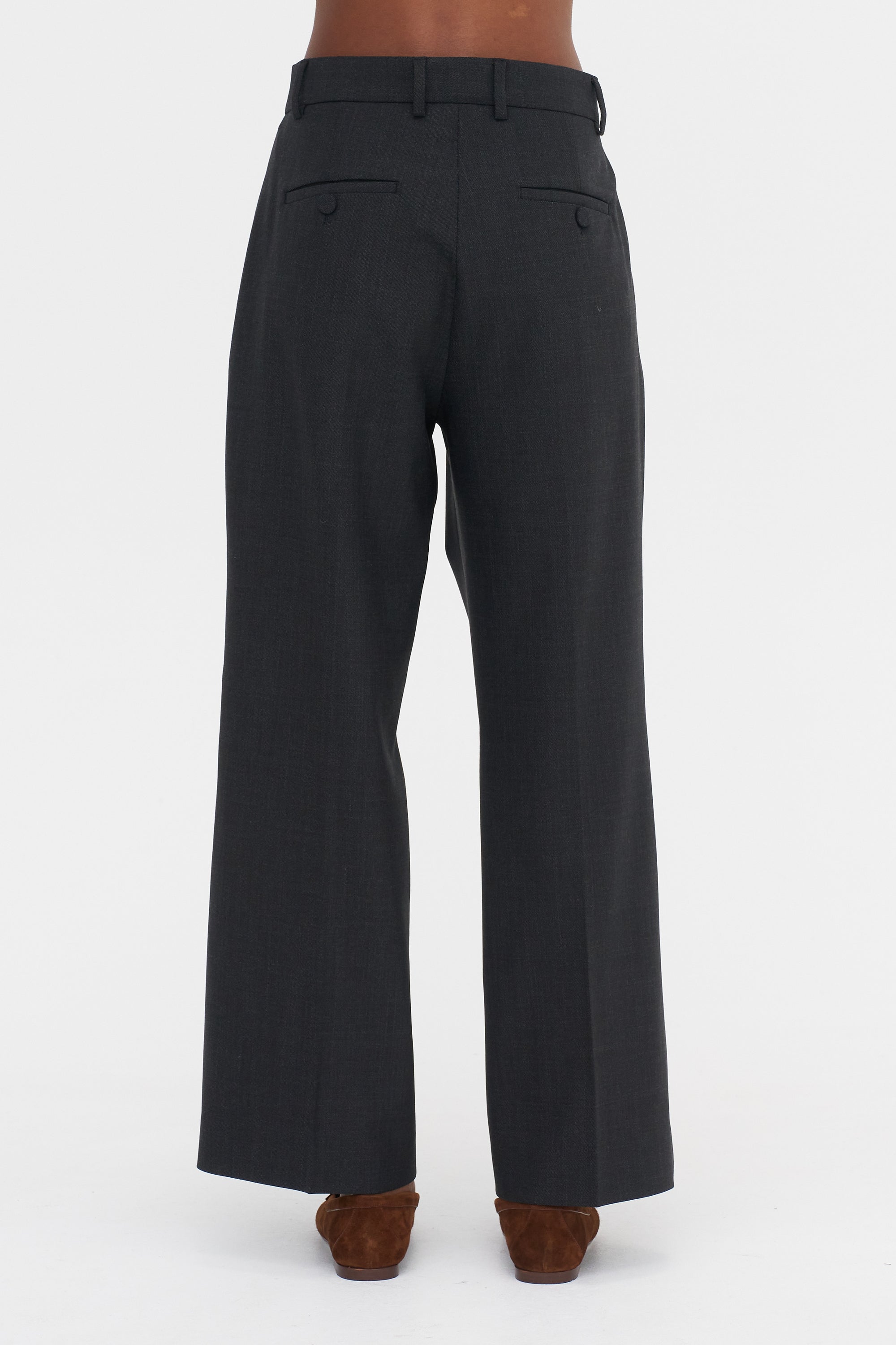 Flared Trousers, Anthracite