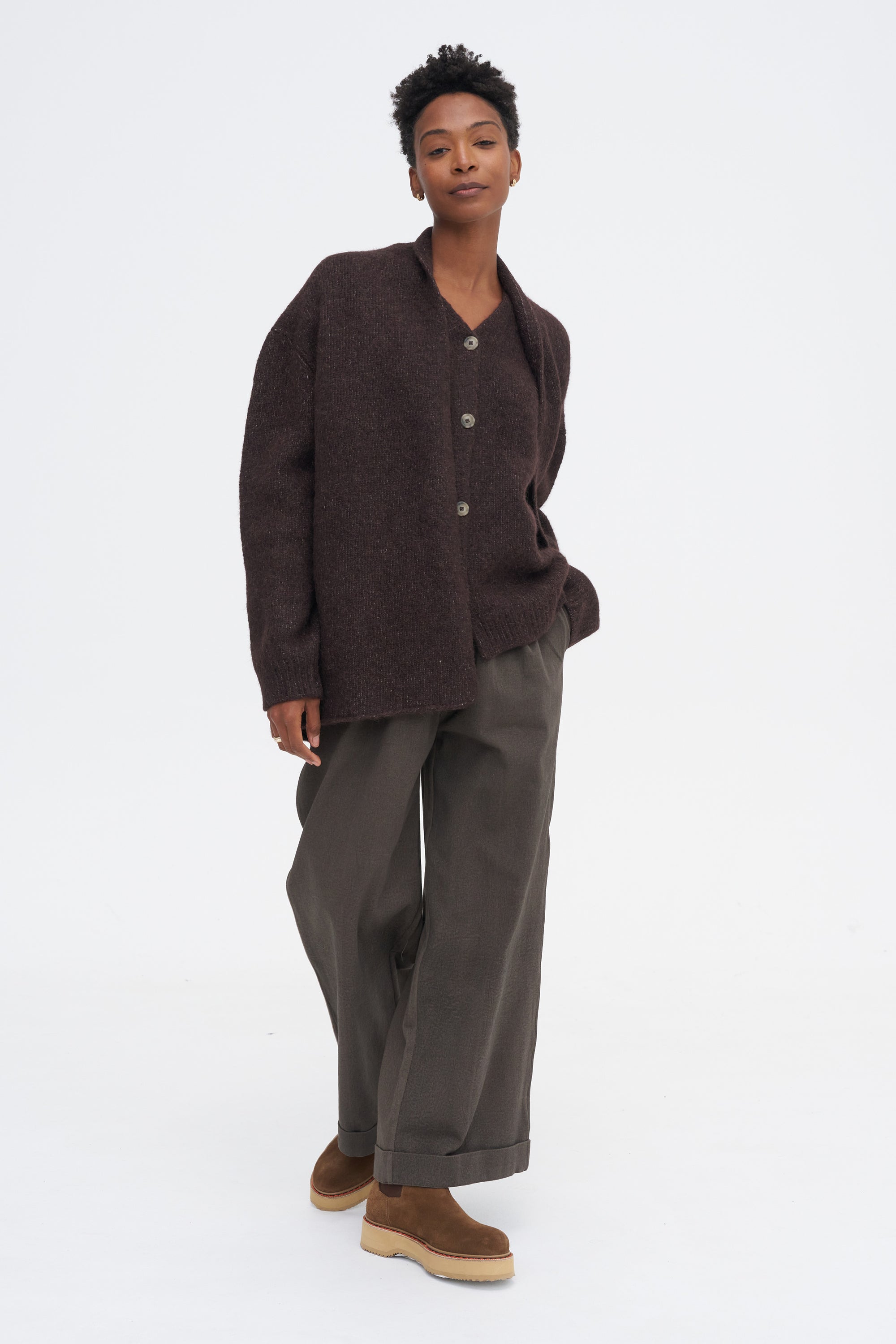 Loft Shawl Cardigan, Soild