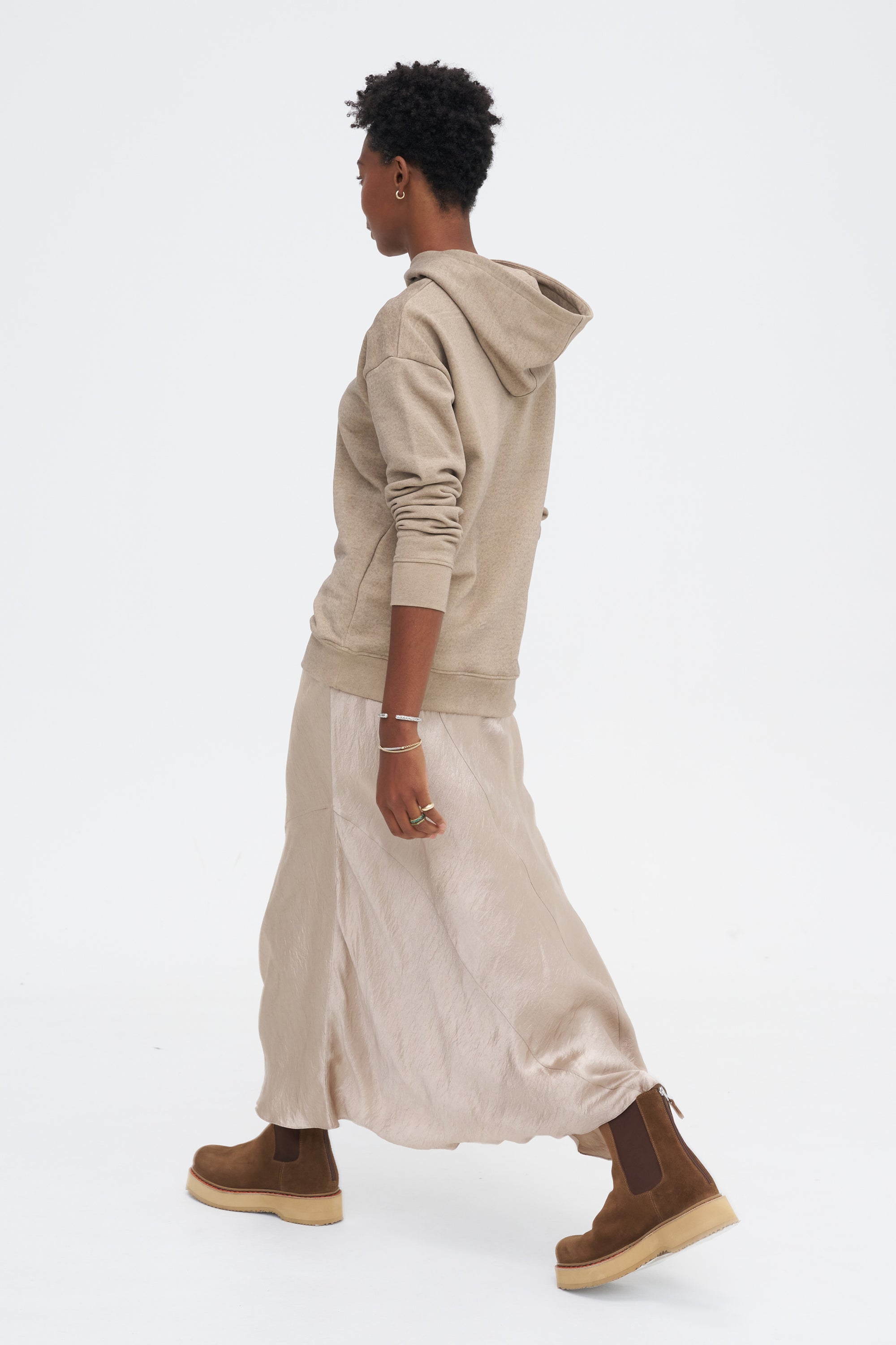 Layer Hoodie, Painted Antique