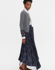 Long Sleeve Cardigan, Blue Grey