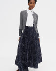 Long Sleeve Cardigan, Blue Grey