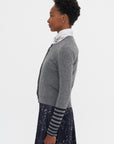 Long Sleeve Cardigan, Blue Grey