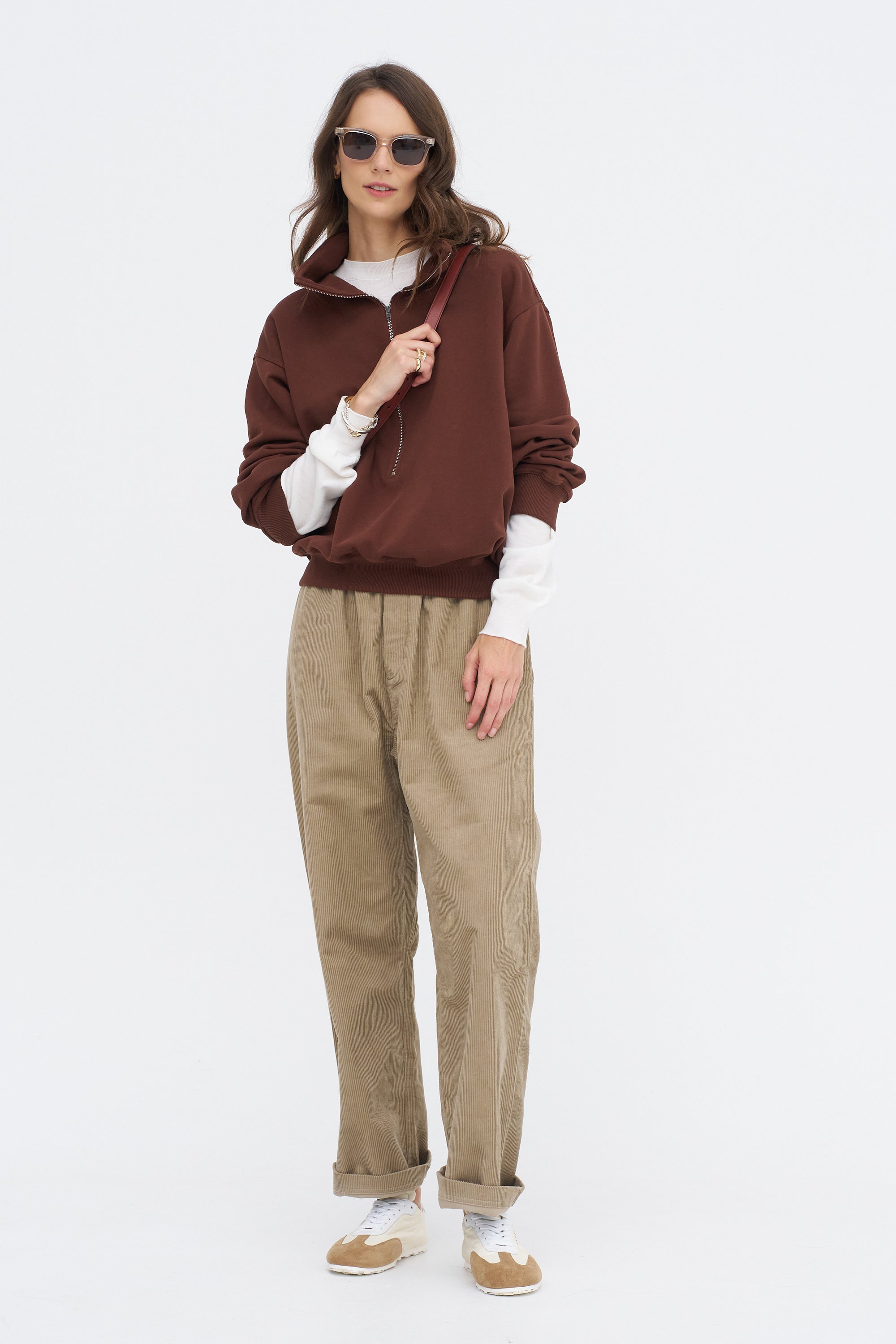 Tintoretto Jfle - Cotton Fleece Zip Sweatshirt